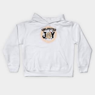 Unlimited Joy With My Dog Kids Hoodie